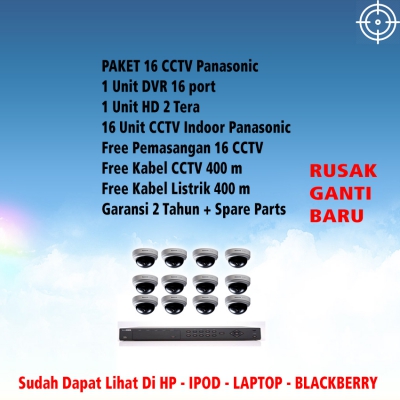 Paket 16 Cctv Panasonic Promo