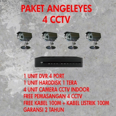 Paket 4 Cctv Angel Eyes