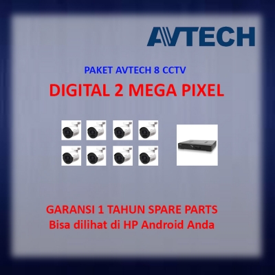 Paket Cctv 8 Channel Merk Avtech